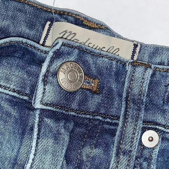 MADEWELL denim the high rise slim boyjean Boyfriend fit distressed jeans size 25 - Picture 6 of 16